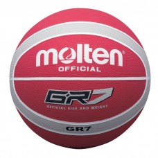 MOLTEN BASKETBALL RED/SILVER GR - SIZE 7