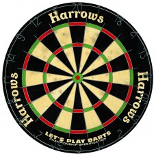 HARROWS DARTBOARD LETS PLAY GAME SET