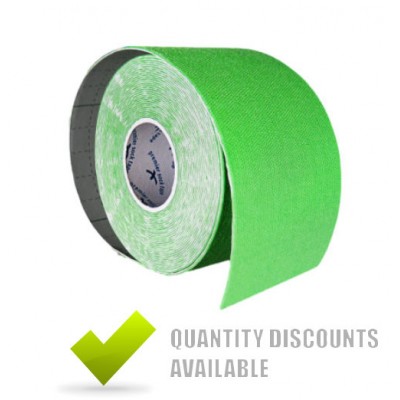 KINETIC TAPE LIME GREEN 5cm x 5m
