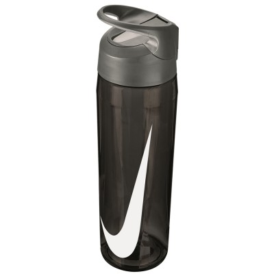 NIKE WATER BOTTLE HYPERCHARGE STRAW 24oz-ANTHRA/WHITE