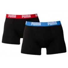 PUMA BOXER SHORTS TWIN PACK BLACK/RED