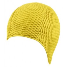 SWIMHAT BUBBLE STRAPLESS  ADULT - YELLOW