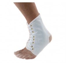 VULKAN WHITE ANKLE BRACE + LACES (7901)